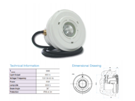 50 Watts MR16 Halogen Lamp OR 5 Watts MR16 LED Warm White or Daylight